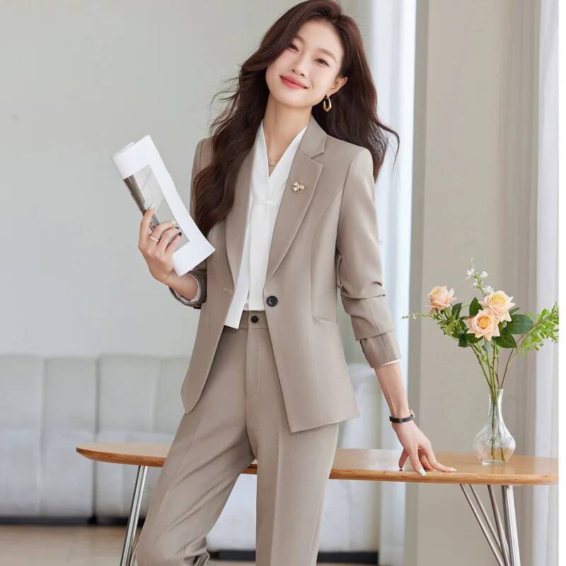 Autumn Winter Formal Uniform S – обзор и цена Women'S Formal Wear Pantsuits