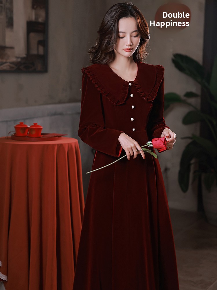 Red Wedding Dress for Pregnant – обзор и цена Women Formal Wear Korean