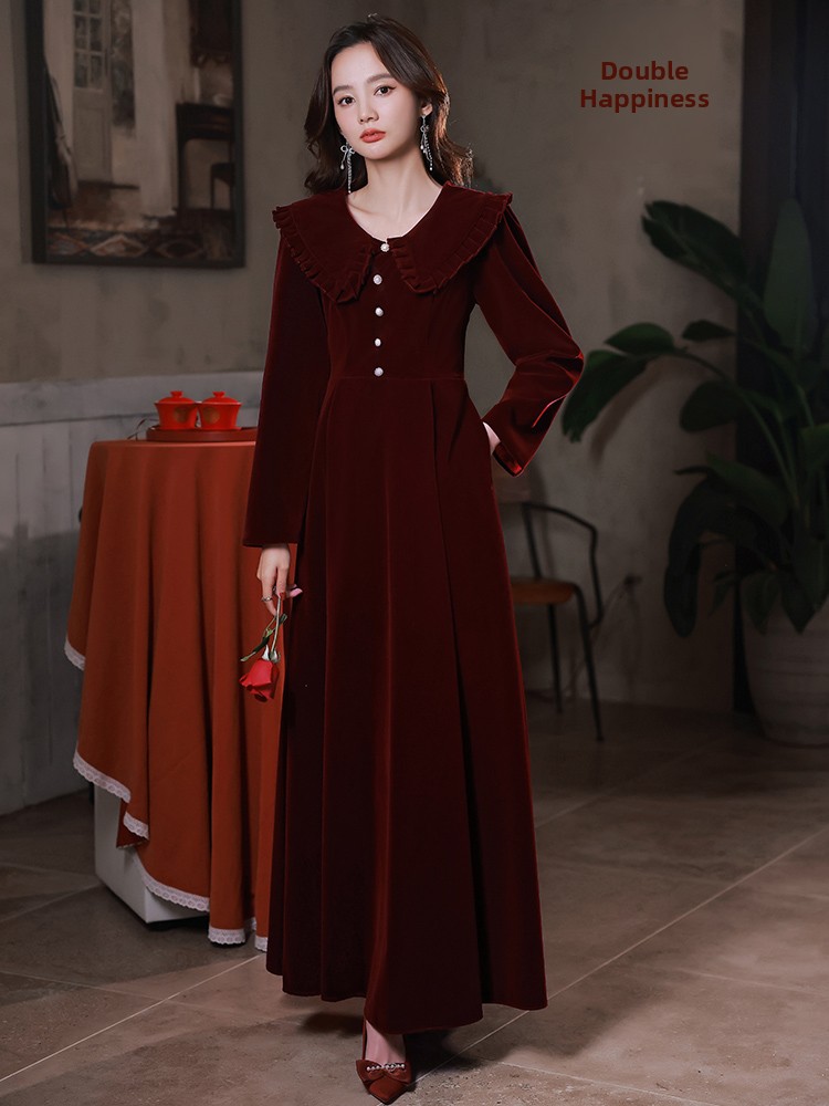 Red Wedding Dress for Pregnant – обзор и цена Women Formal Wear Korean