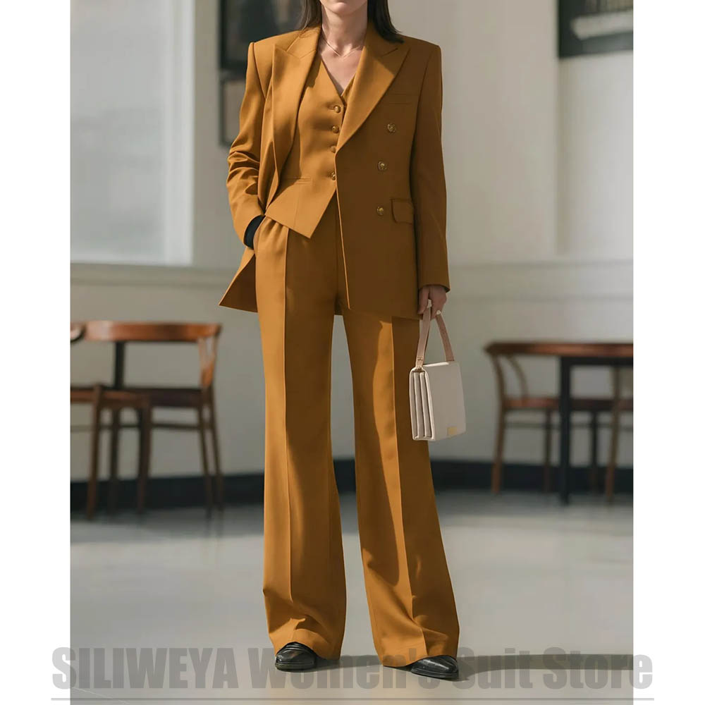 Women's Suit 3 Piece Double Br – обзор и цена Women Formal Wear Outfits