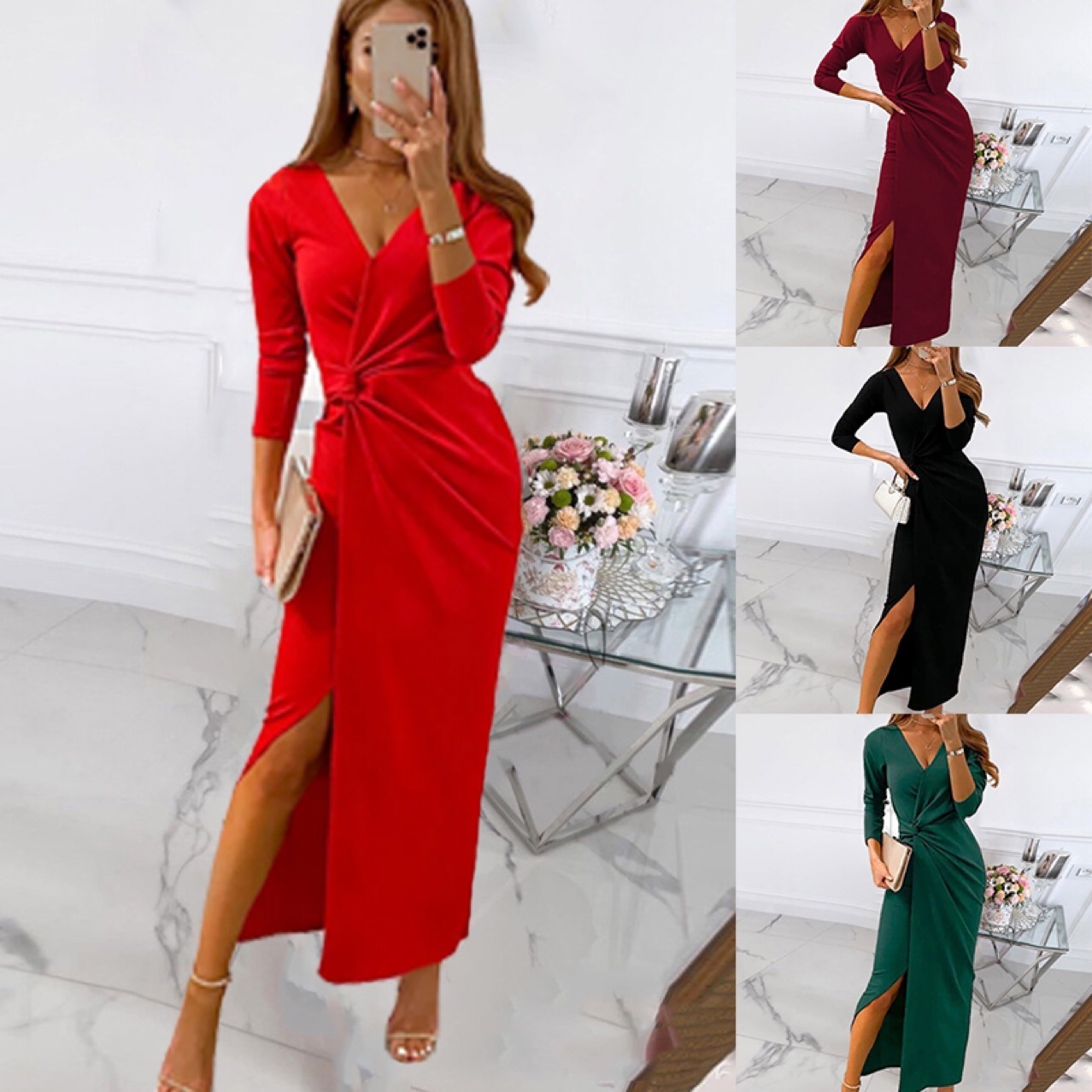 2026 Spring Summer Women Dress – обзор и цена Wrap Dress Work