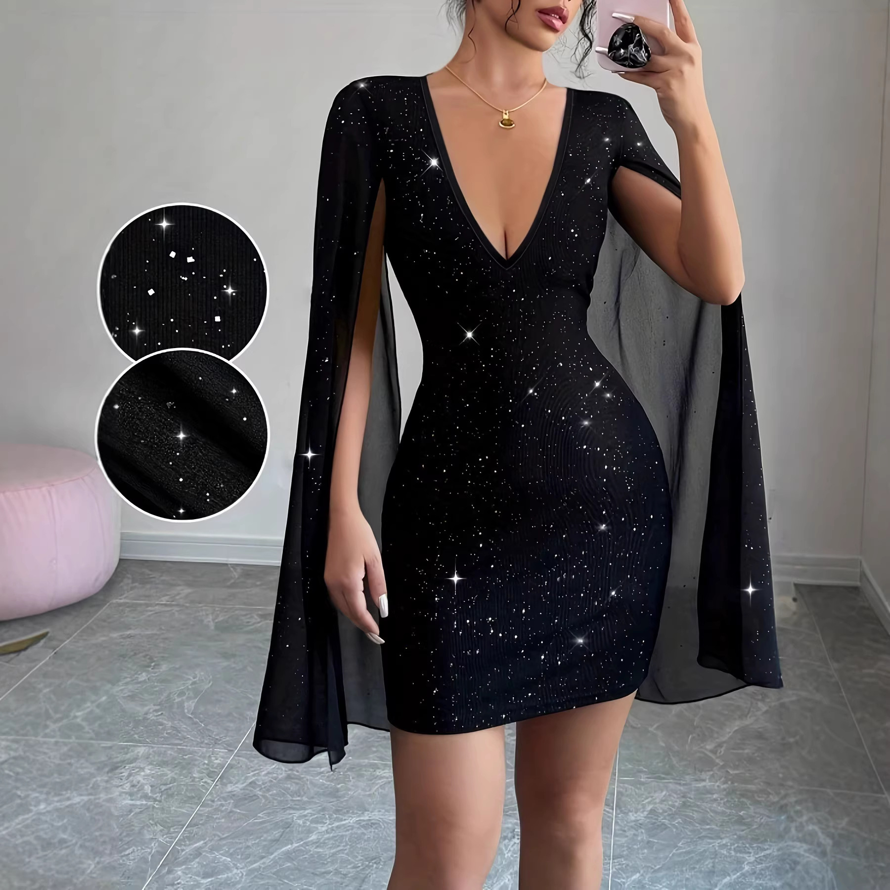 V Neck Bodycon Midi Dress Eleg – обзор и цена Women Formal Wear Outfits