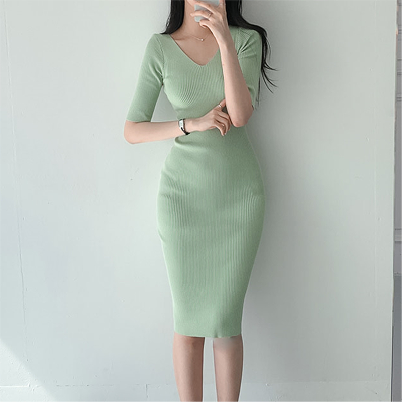 REALEFT Summer Women's Bodycon – обзор и цена Wrap Dress Work