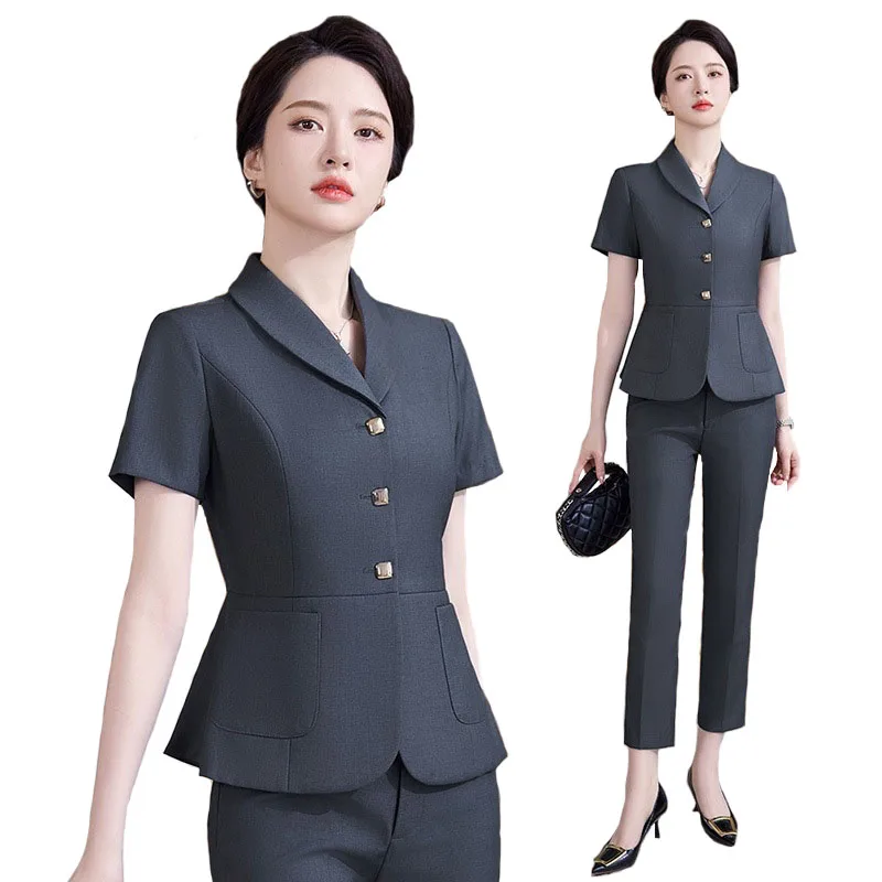 Pop 2024 Summer Formal OL Styl – обзор и цена Women'S Formal Wear Pantsuits