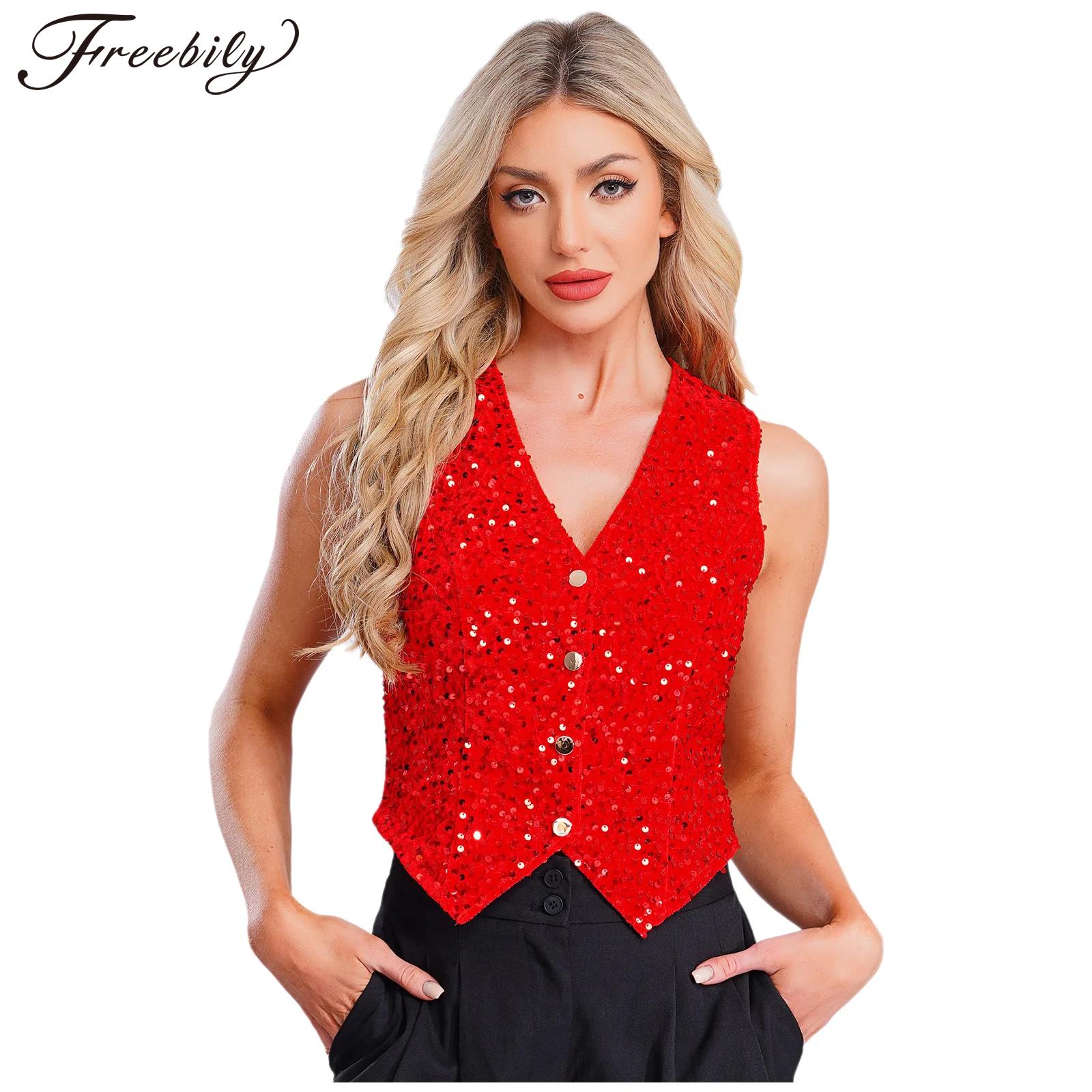 Women Shiny Sequins Vest Chris – обзор и цена Women Formal Wear Outfits