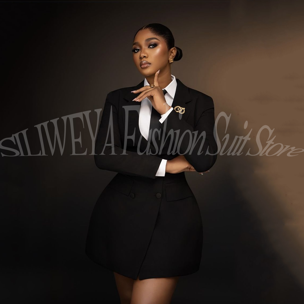 Elegant Black Women Blazer Sui – обзор и цена Women Formal Wear Korean