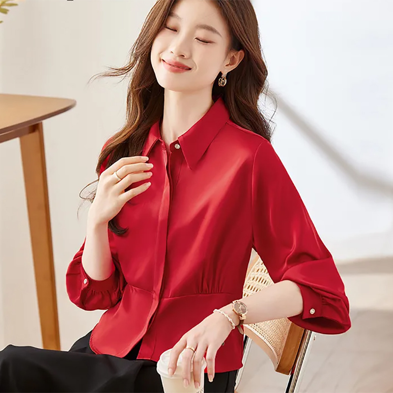 Long Sleeve Shirts Womens Cott – обзор и цена Women Formal Wear Korean