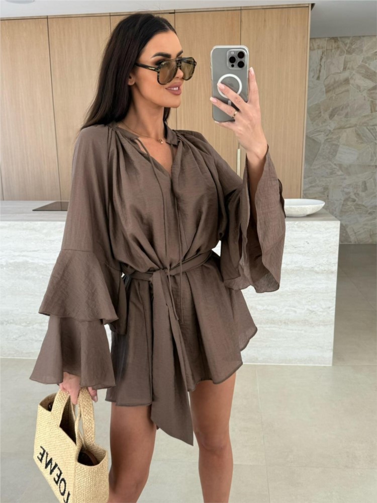 2025 Spring Summer Elegant Ruf – обзор и цена Wrap Dress Work