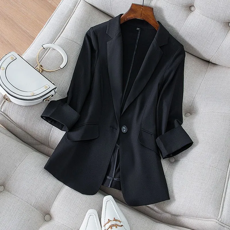 Jacket Women's Clothing Slim F – обзор и цена Women Formal Wear Korean