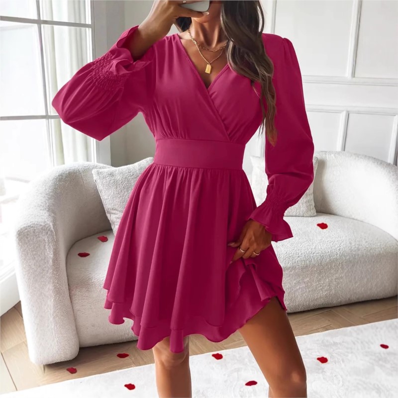 Dresses 2025 Woman Clothing V  – обзор и цена Wrap Dress Work