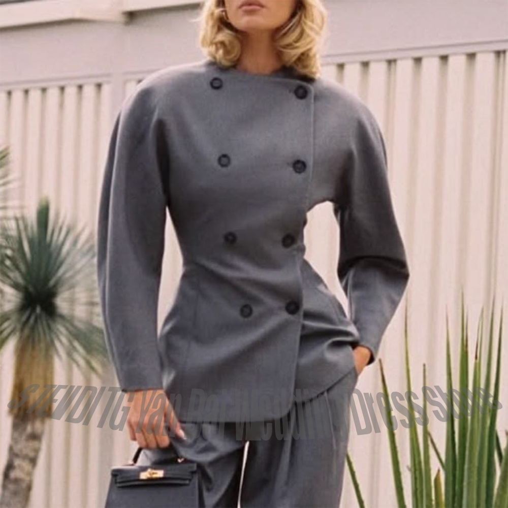 Classic Grey Women's Suit Set  – обзор и цена Women Formal Wear Outfits