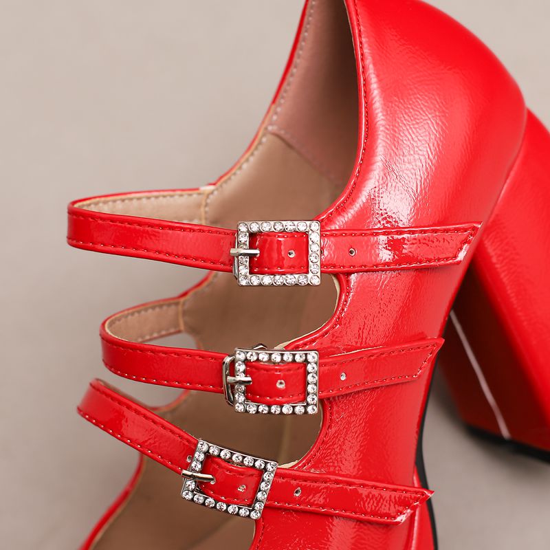 SIMLOVEYO Brand Women Pump Rou – обзор и цена Pump Heel Block