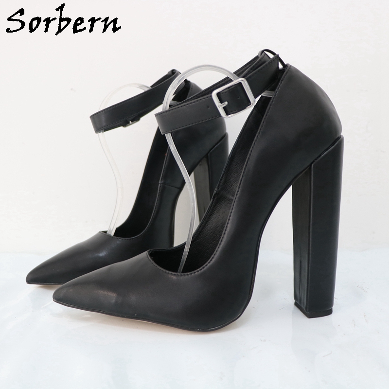 Sorbern Large Size Eu47 Women  – обзор и цена Pump Heel Block