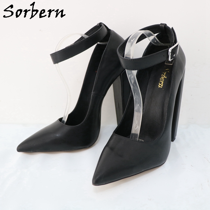 Sorbern Large Size Eu47 Women  – обзор и цена Pump Heel Block
