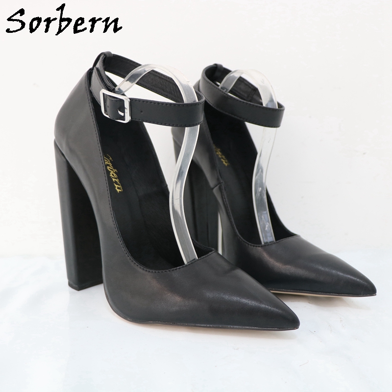 Sorbern Large Size Eu47 Women  – обзор и цена Pump Heel Block