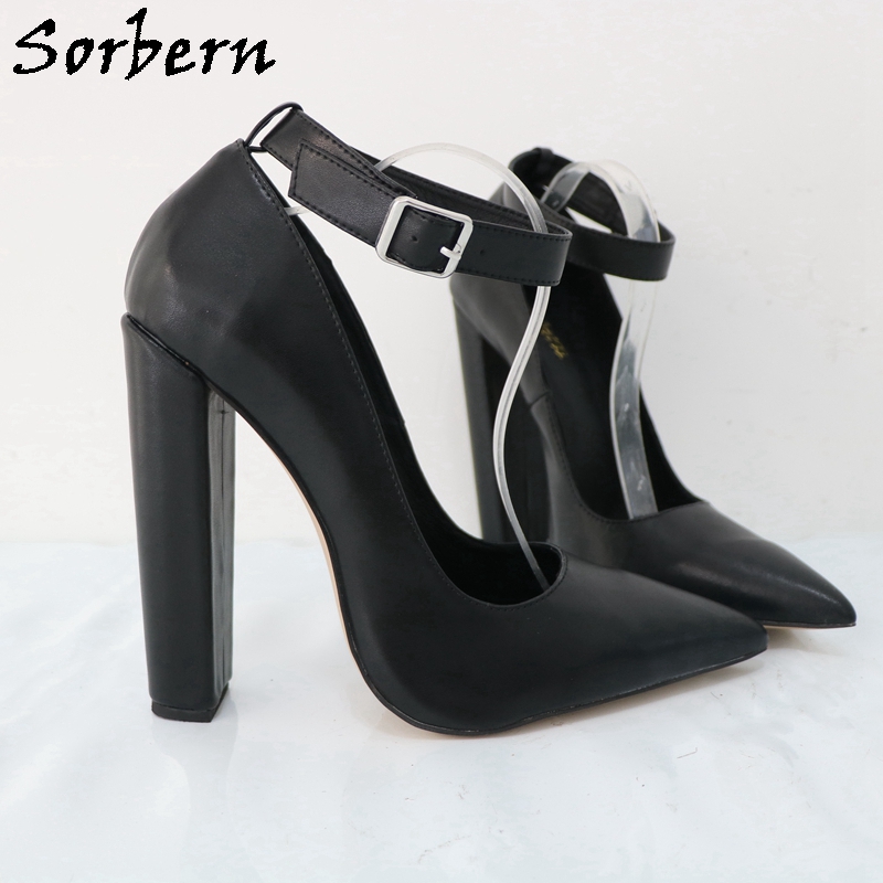 Sorbern Large Size Eu47 Women  – обзор и цена Pump Heel Block